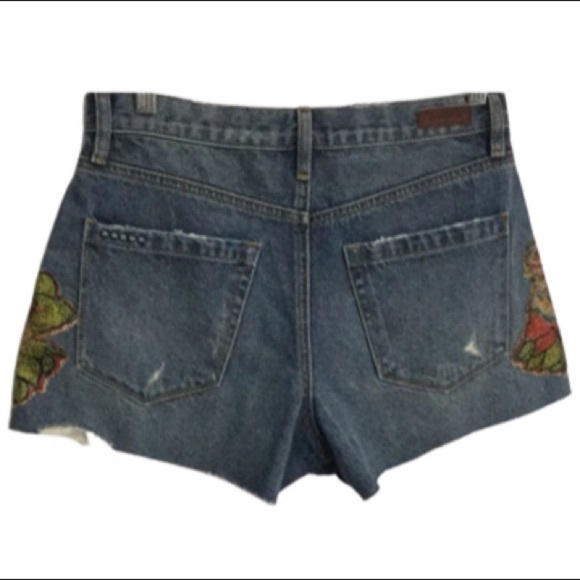 NWT Anthropologie BLANKNYC Barrow Jean Short Sz 26 - Picture 8 of 11